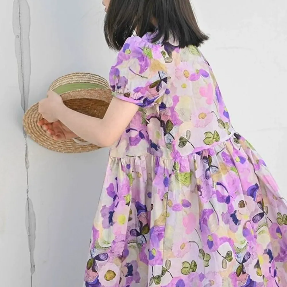 碎花飘逸娃娃裙 Floral Twist Flowy Dress