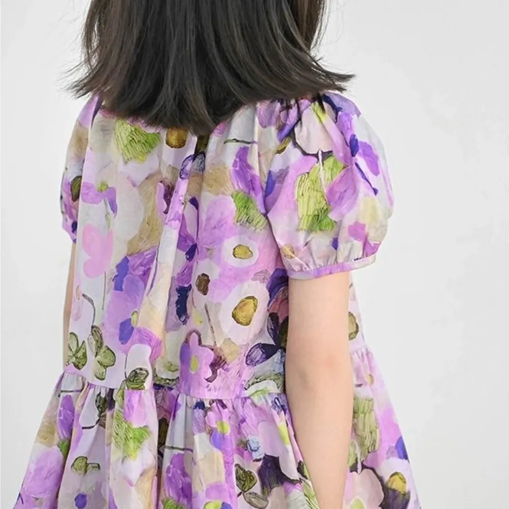 碎花飘逸娃娃裙 Floral Twist Flowy Dress