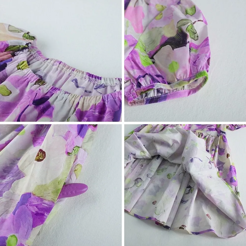 碎花飘逸娃娃裙 Floral Twist Flowy Dress