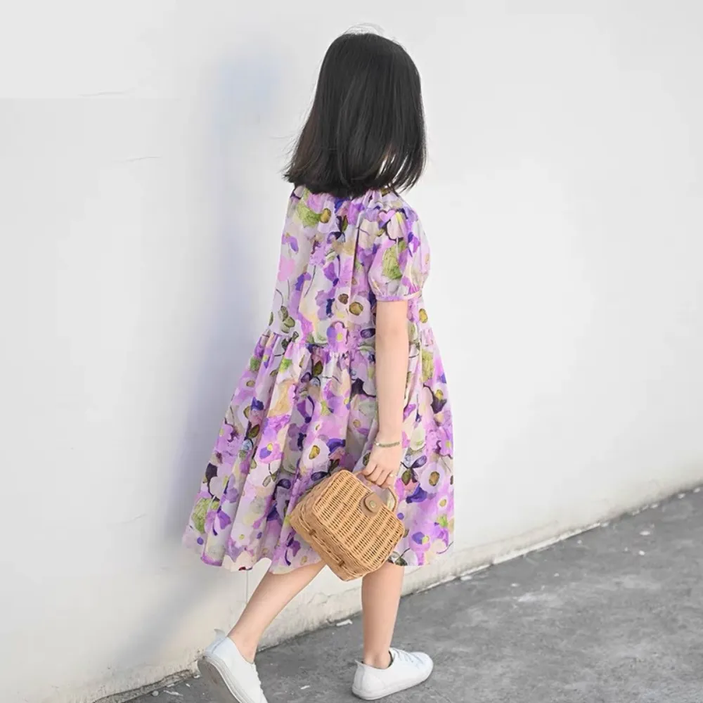 碎花飘逸娃娃裙 Floral Twist Flowy Dress