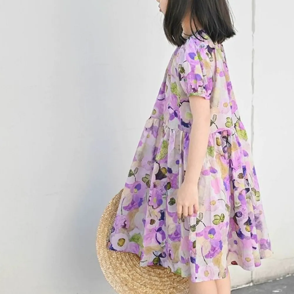 碎花飘逸娃娃裙 Floral Twist Flowy Dress
