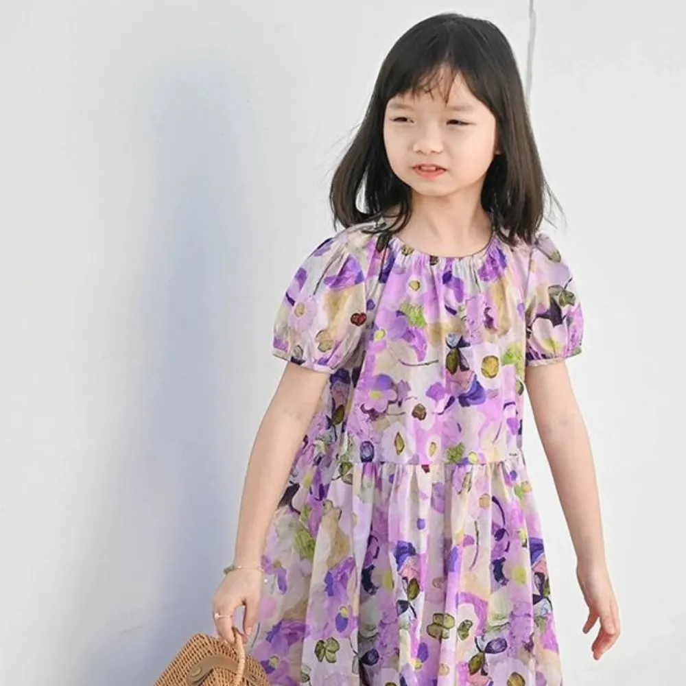 碎花飘逸娃娃裙 Floral Twist Flowy Dress