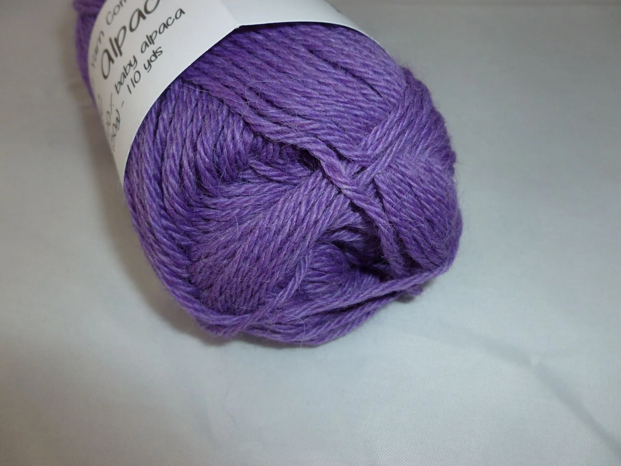 15% off Retail Classic Alpaca by The Alpaca Yarn Company, 100 Percent Baby Alpaca, DK weight 50 gm