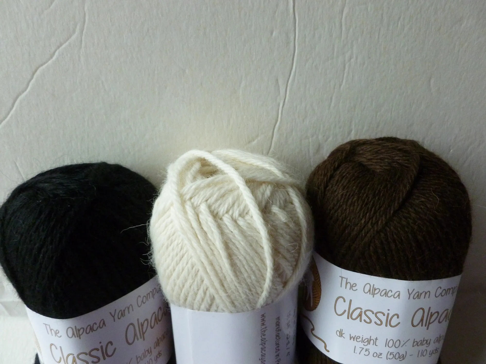 15% off Retail Classic Alpaca by The Alpaca Yarn Company, 100 Percent Baby Alpaca, DK weight 50 gm