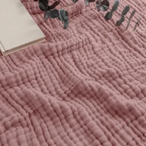 Adult Muslin Blanket by Comfy Cubs in Mauve