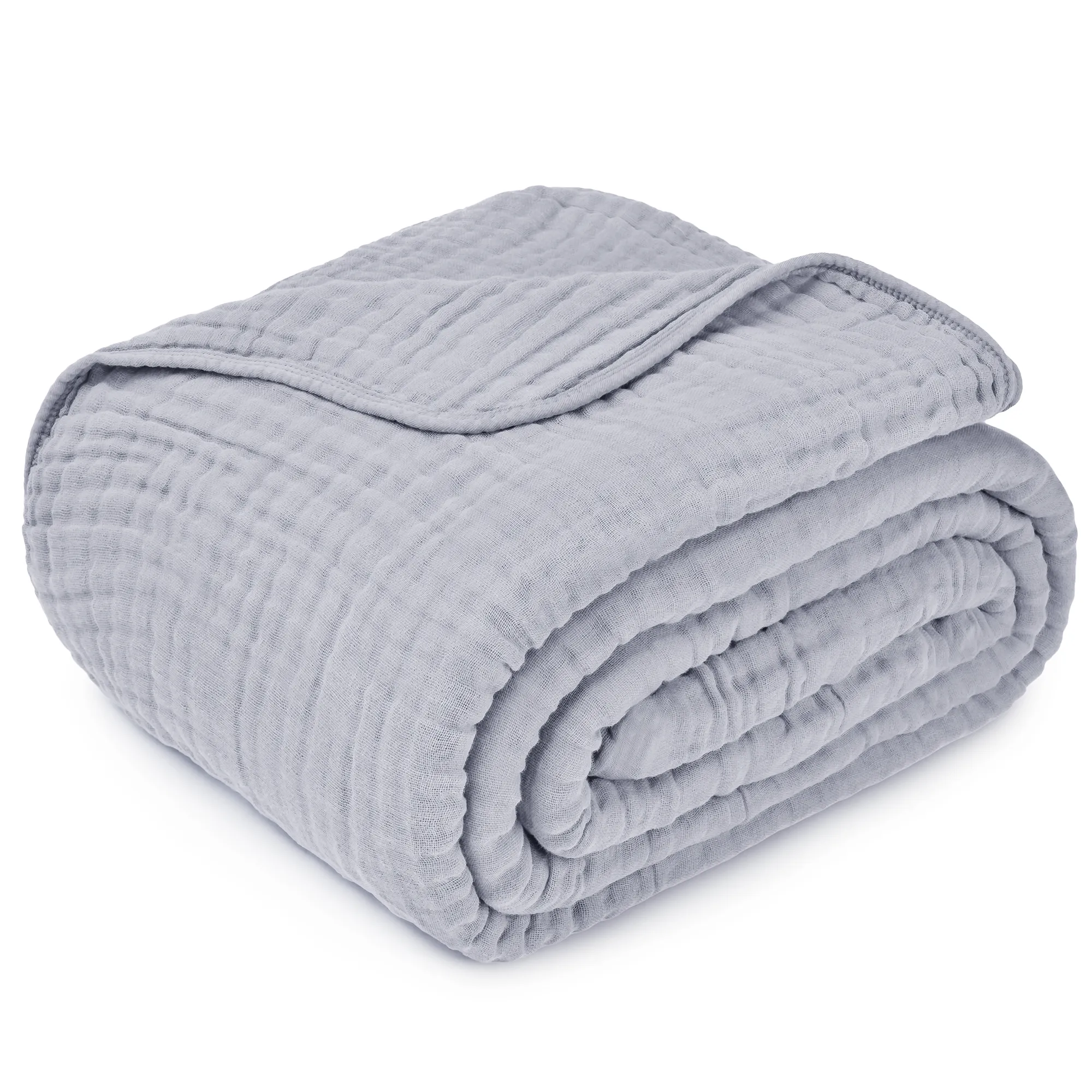 Adult Muslin Blanket by Comfy Cubs in Slate Grey