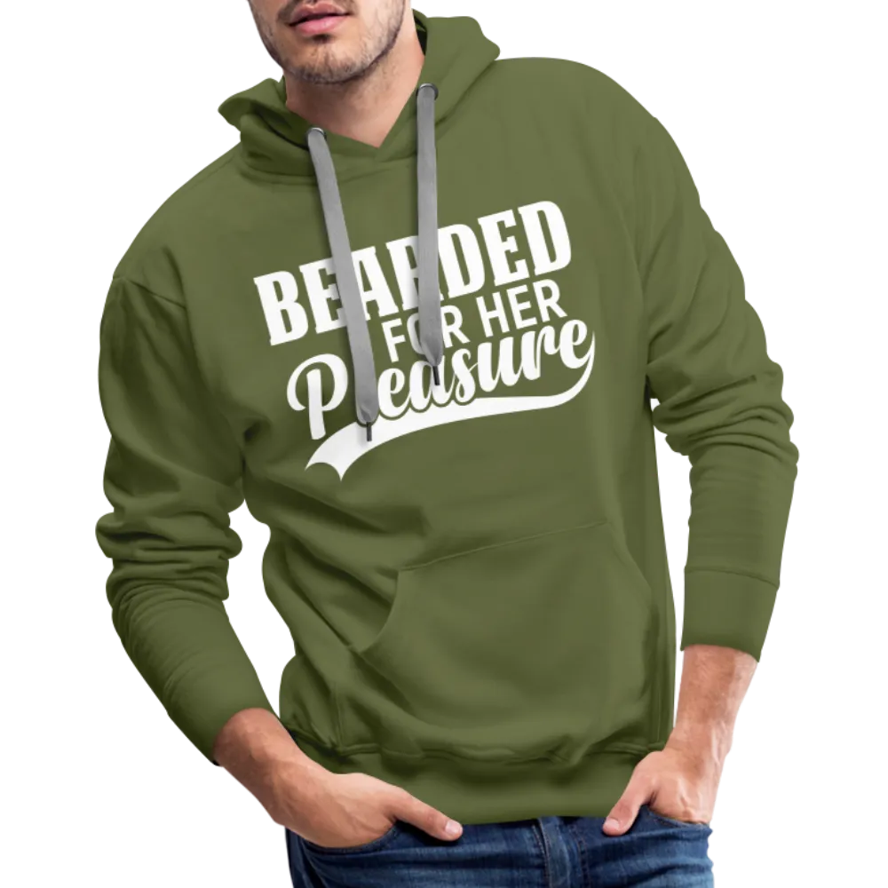 Bearded For Her Pleasure Men’s Premium Hoodie