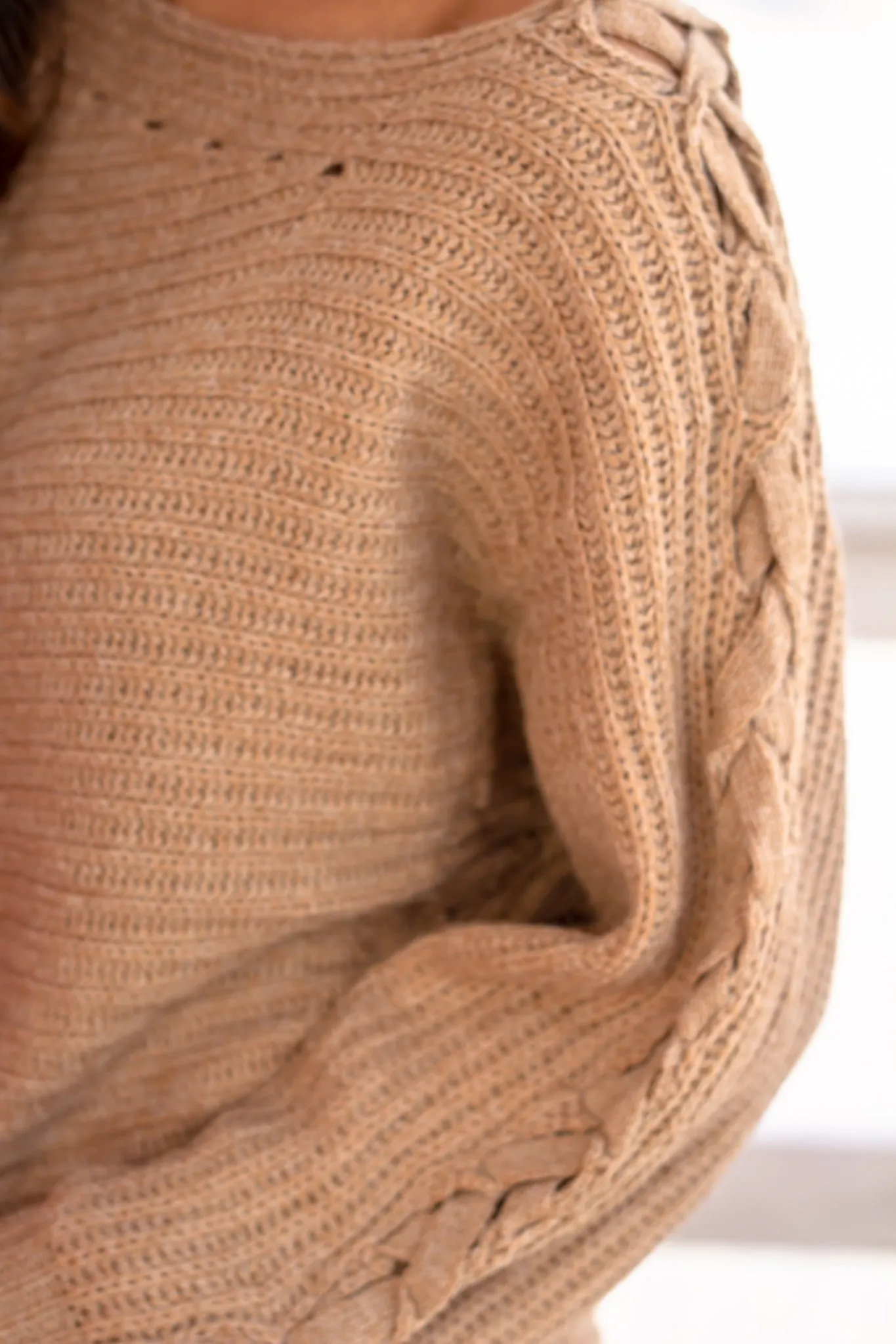 Beige Knit Sweater