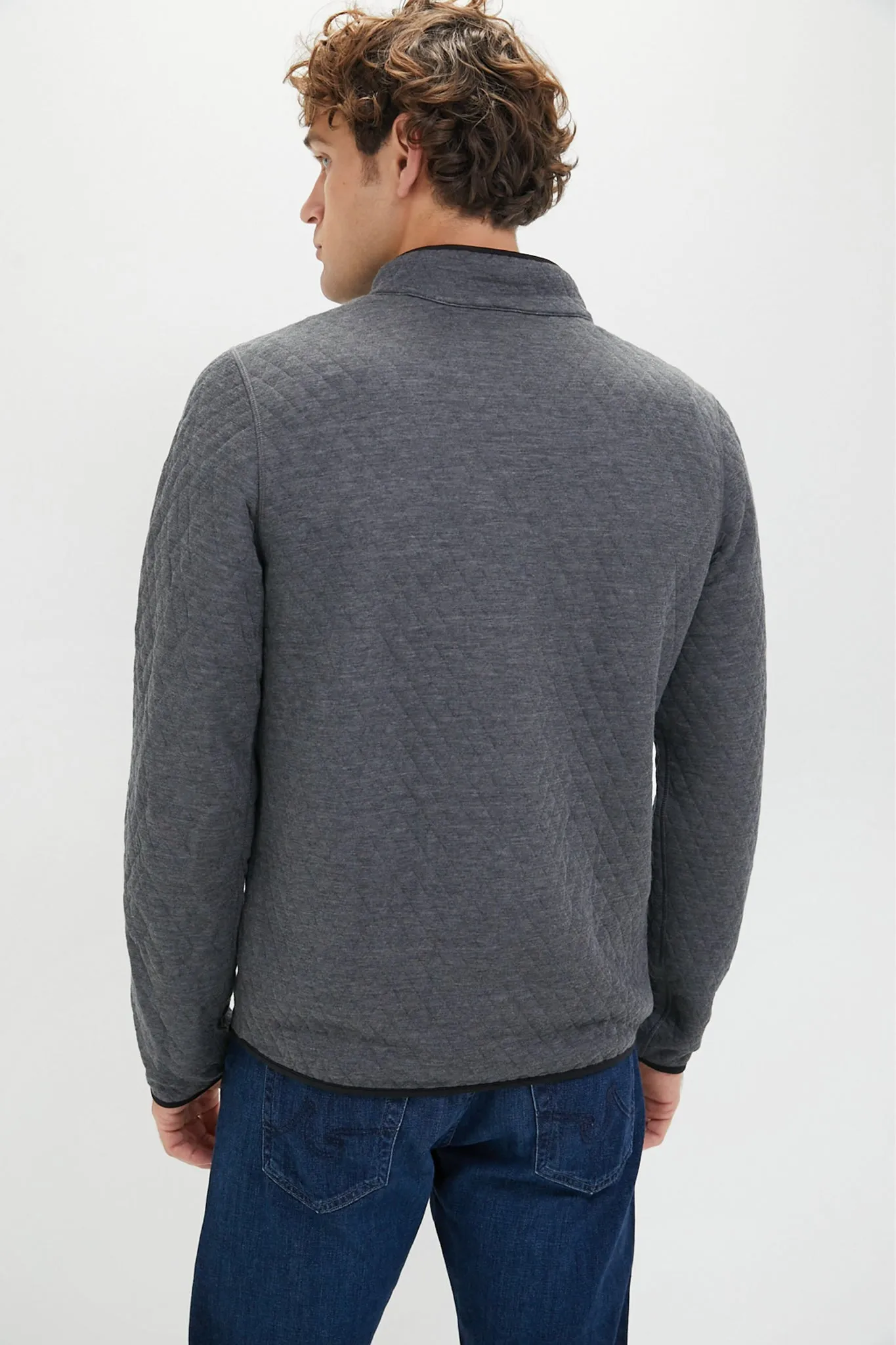 Charcoal Heather Gray Corbet Reversible Pullover