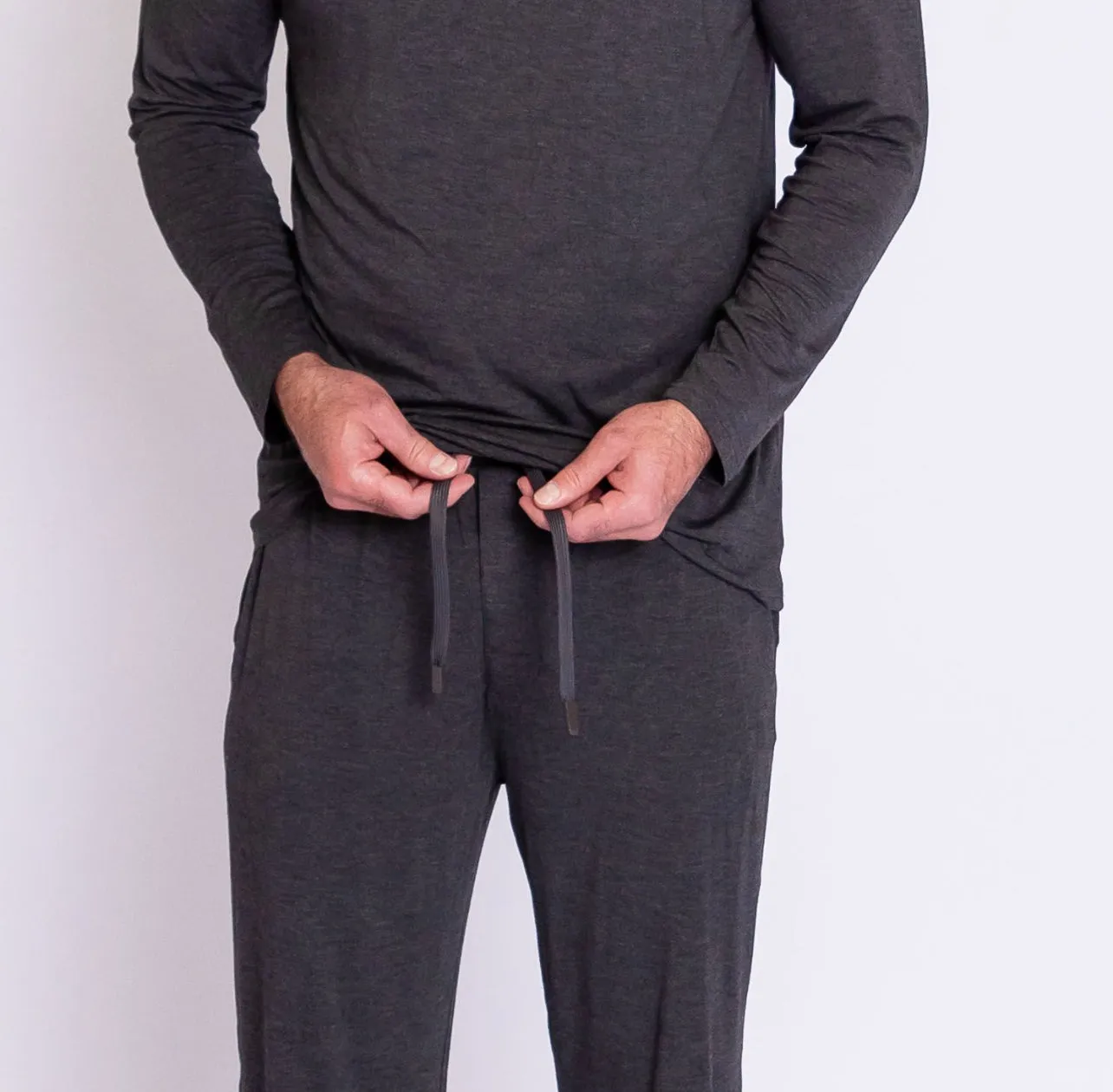 Charcoal Relaxed Two Piece Jammie Set
