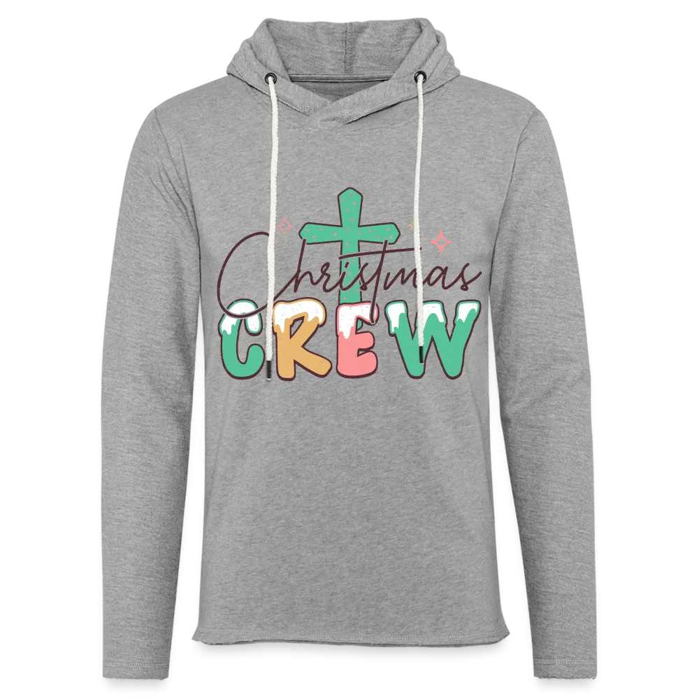 Christian Christmas Crew - Lightweight Terry Hoodie