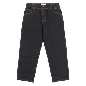 Classic Relaxed Denim Pants, Black Wash