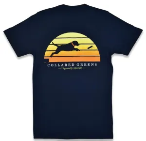 Dock Dog: Short Sleeve T-Shirt - Navy