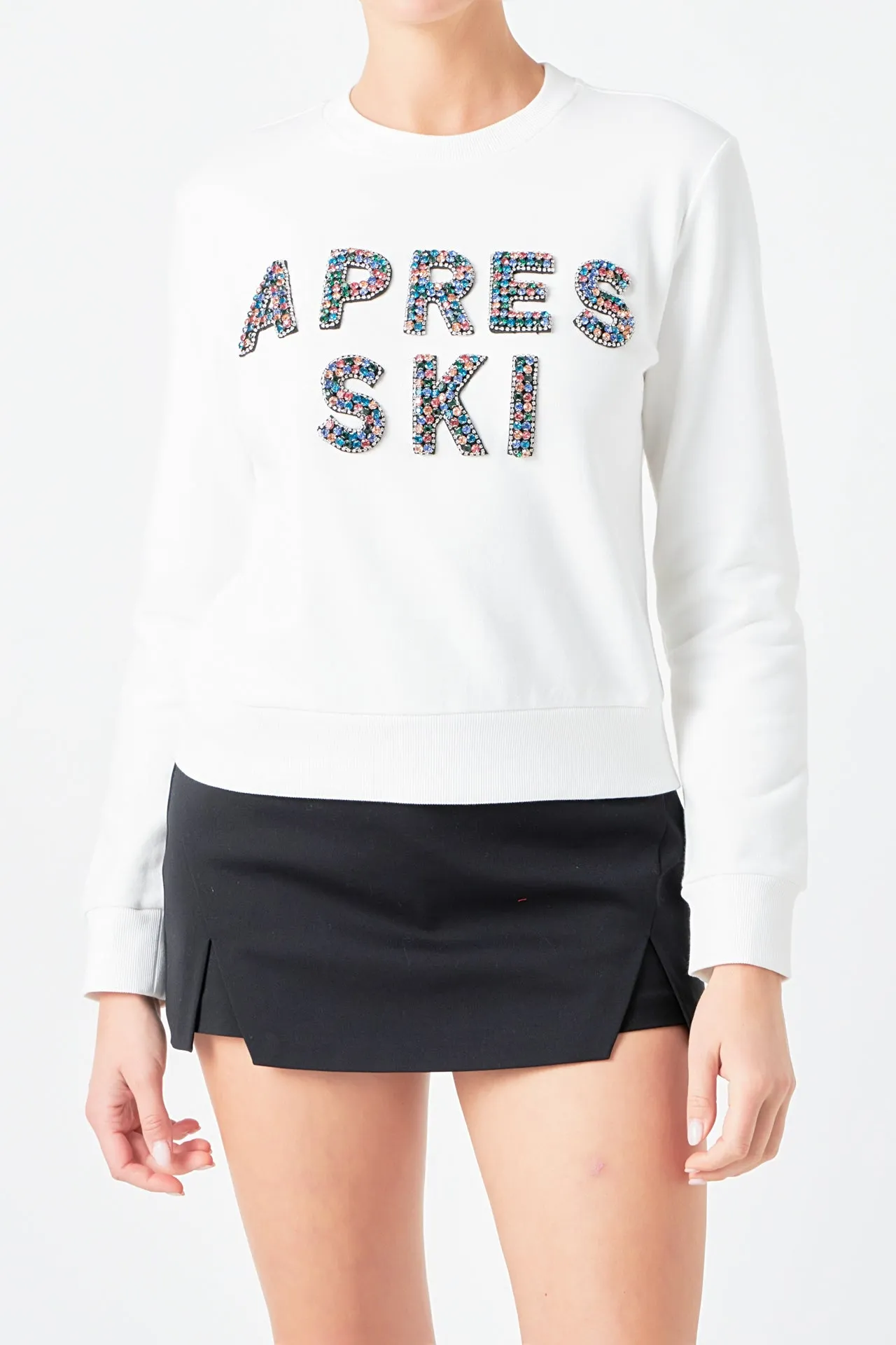 Endless Rose - Apres Ski Embellished Sweatshirt