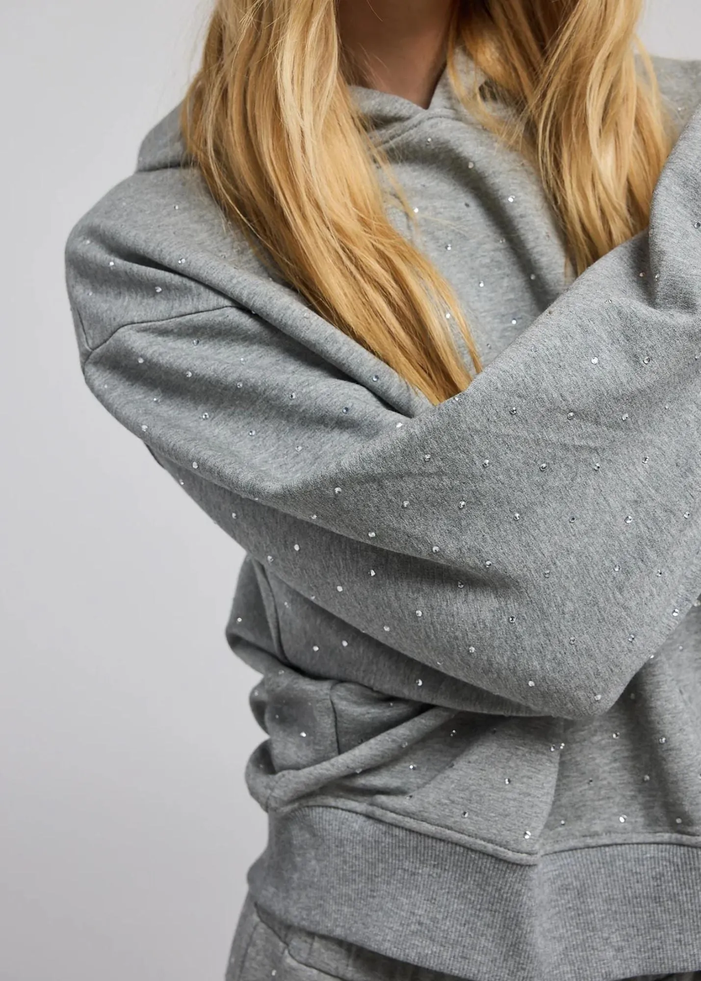 Generation Love Renae Crystal Hoodie grey