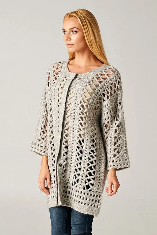 Iris Crochet Sweater