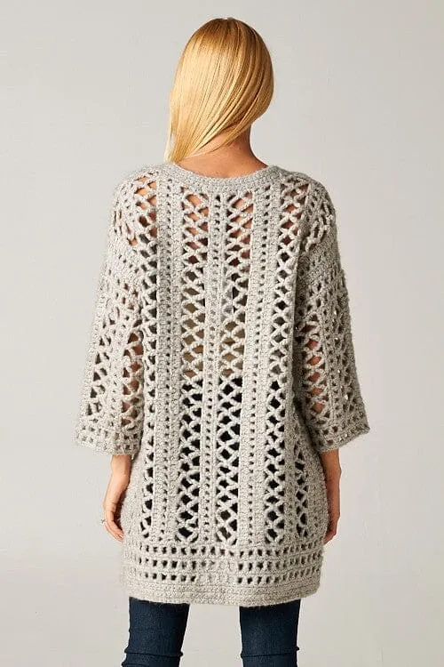Iris Crochet Sweater