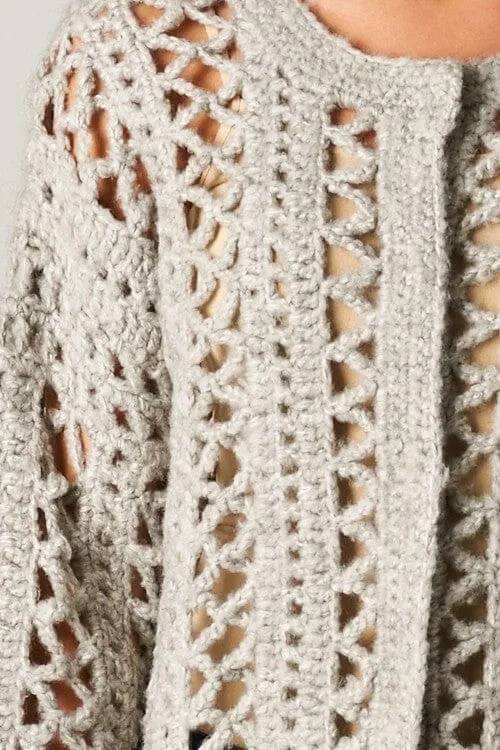 Iris Crochet Sweater