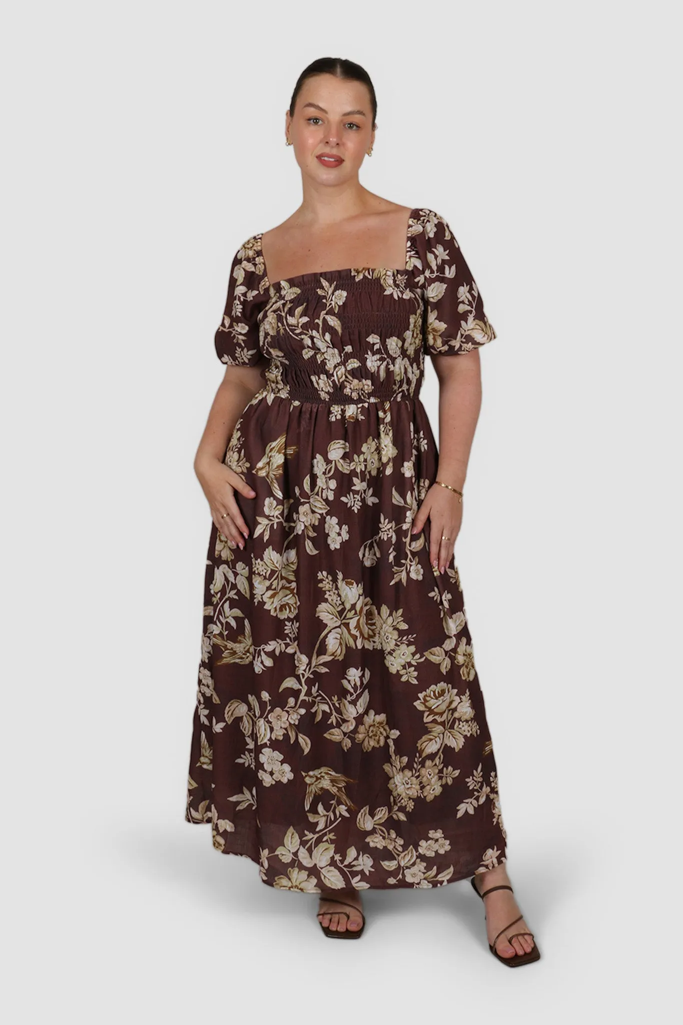 ISMAE MAXI DRESS GOLDEN MEADOW