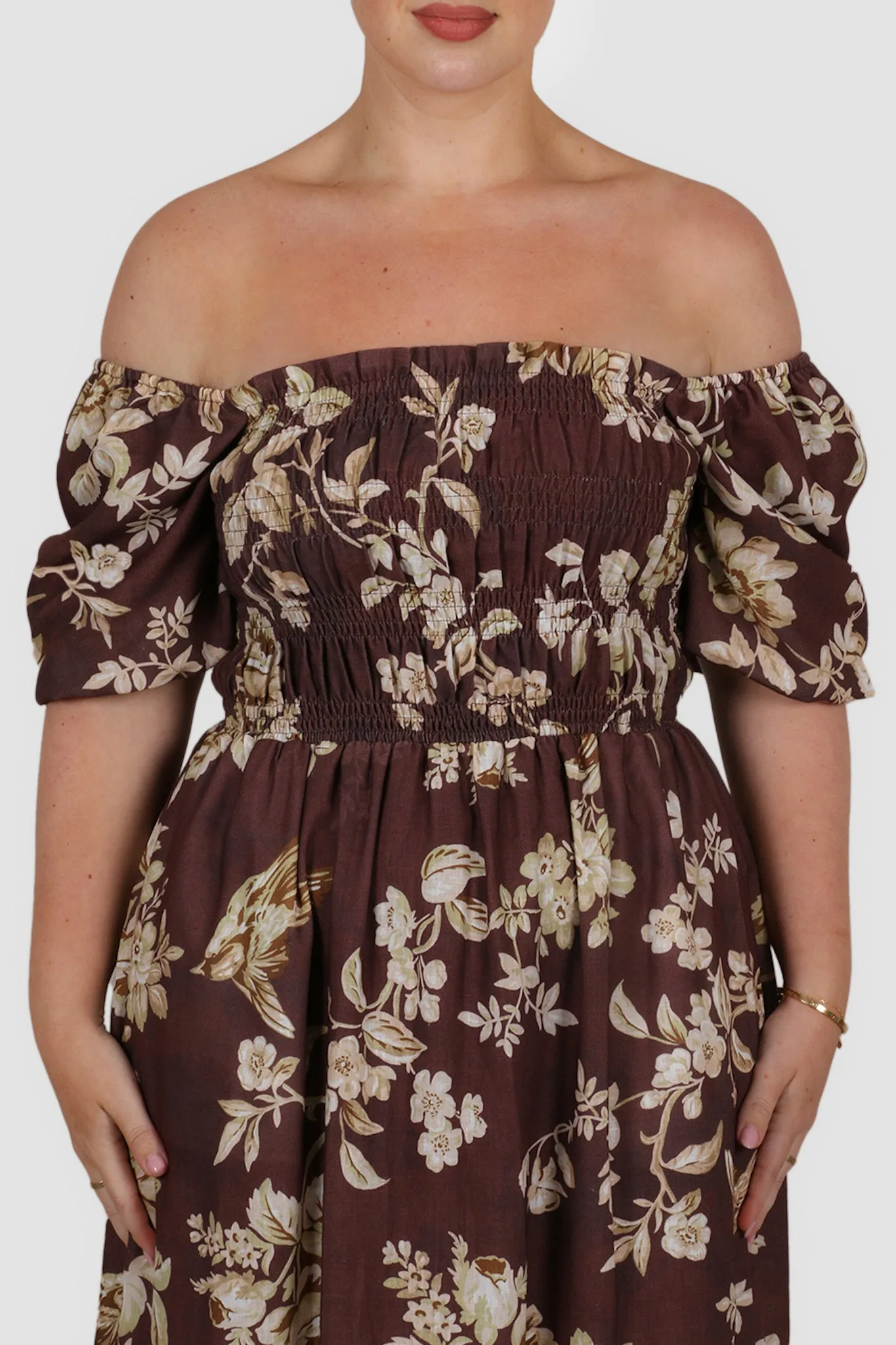 ISMAE MAXI DRESS GOLDEN MEADOW