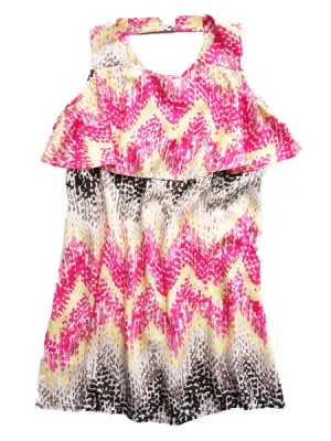 Maria Casero Girls Ruffle Top Dress Sizes 7, 8