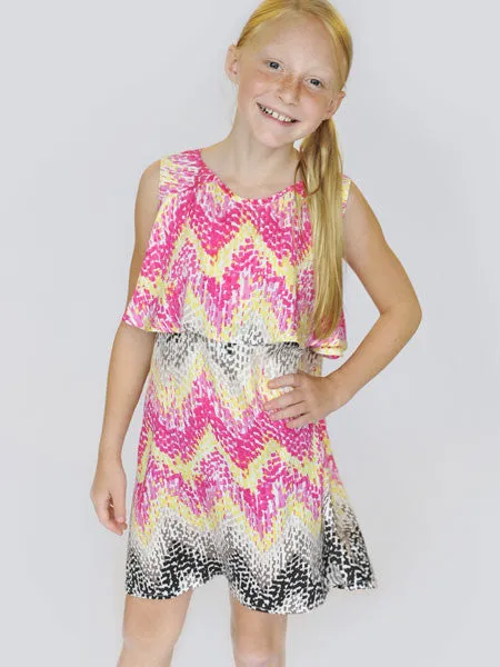 Maria Casero Girls Ruffle Top Dress Sizes 7, 8