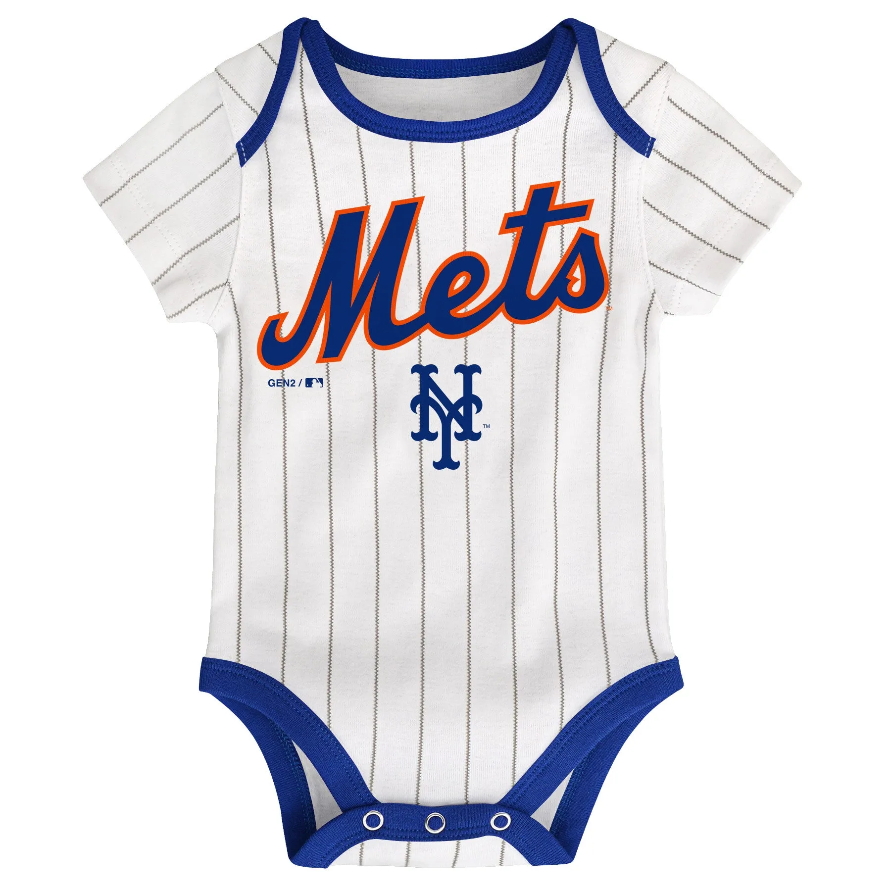 Mets Baby Fan Mascot Creeper Set (0-3 Months)