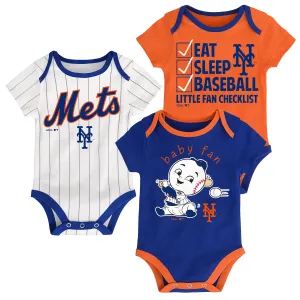 Mets Baby Fan Mascot Creeper Set (0-3 Months)
