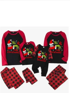 (PRE ORDER) MUM Matching Family Christmas Grinch sleepwear loungewear MUM adult