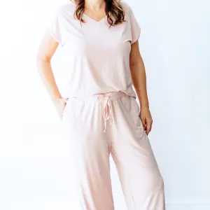 Presley Soft Pink Bamboo Pajamas