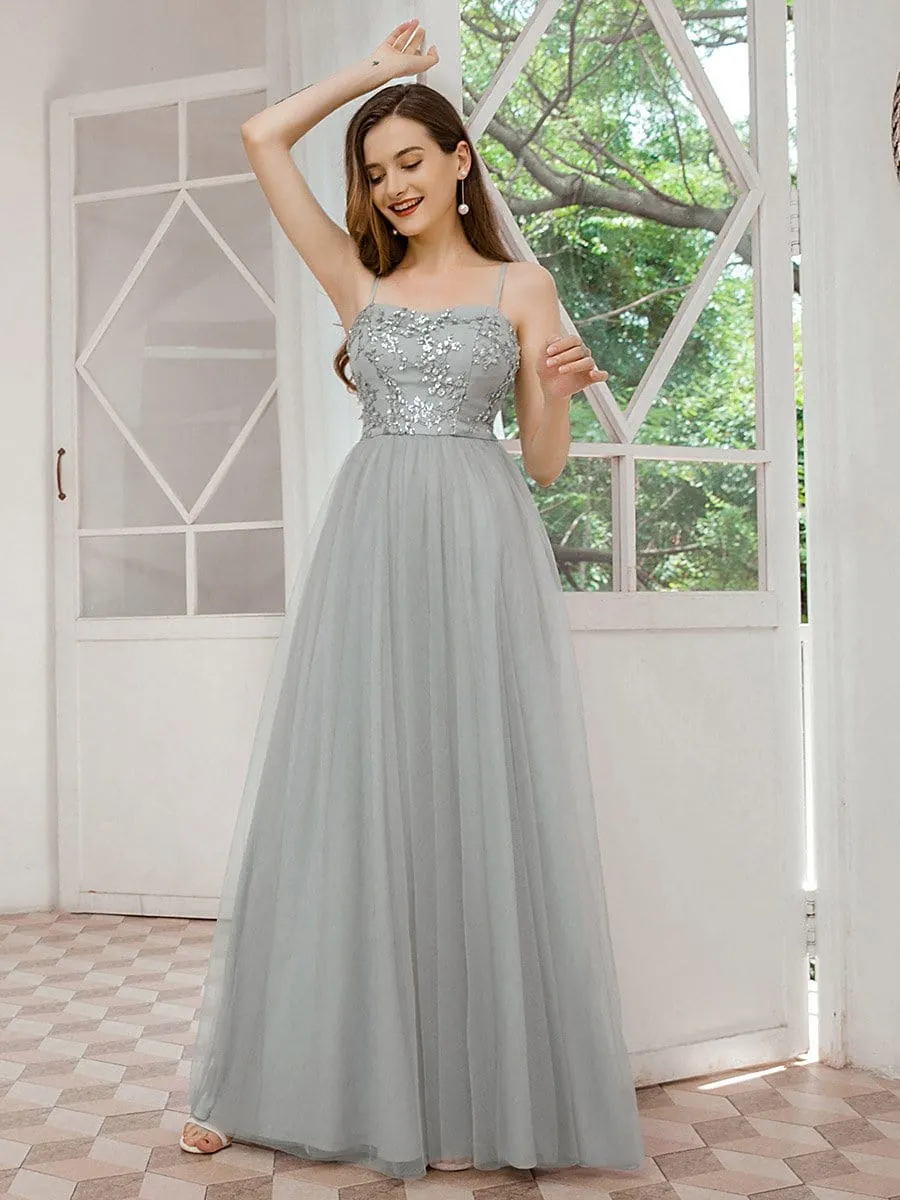 Romantic Sweetheart Neckline Bridesmaid Dresses with Spaghetti Straps