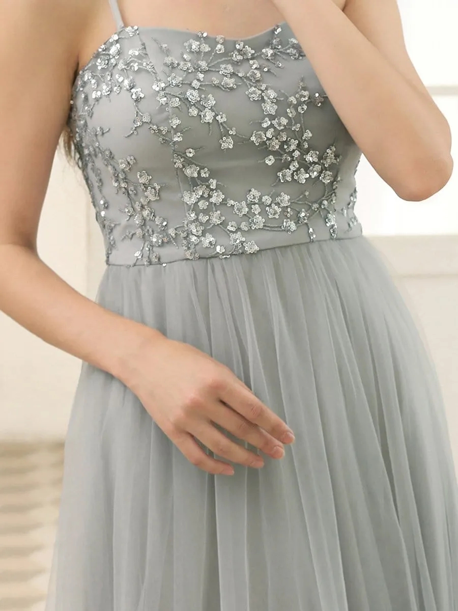 Romantic Sweetheart Neckline Bridesmaid Dresses with Spaghetti Straps