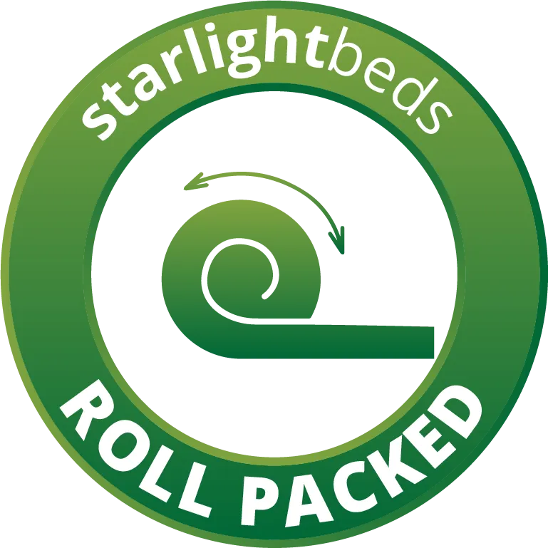 Starlight Beds™ 7" Deep Budget Friendly Classic Straight line design with Cool touch finish Memory foam and Spring Mattress