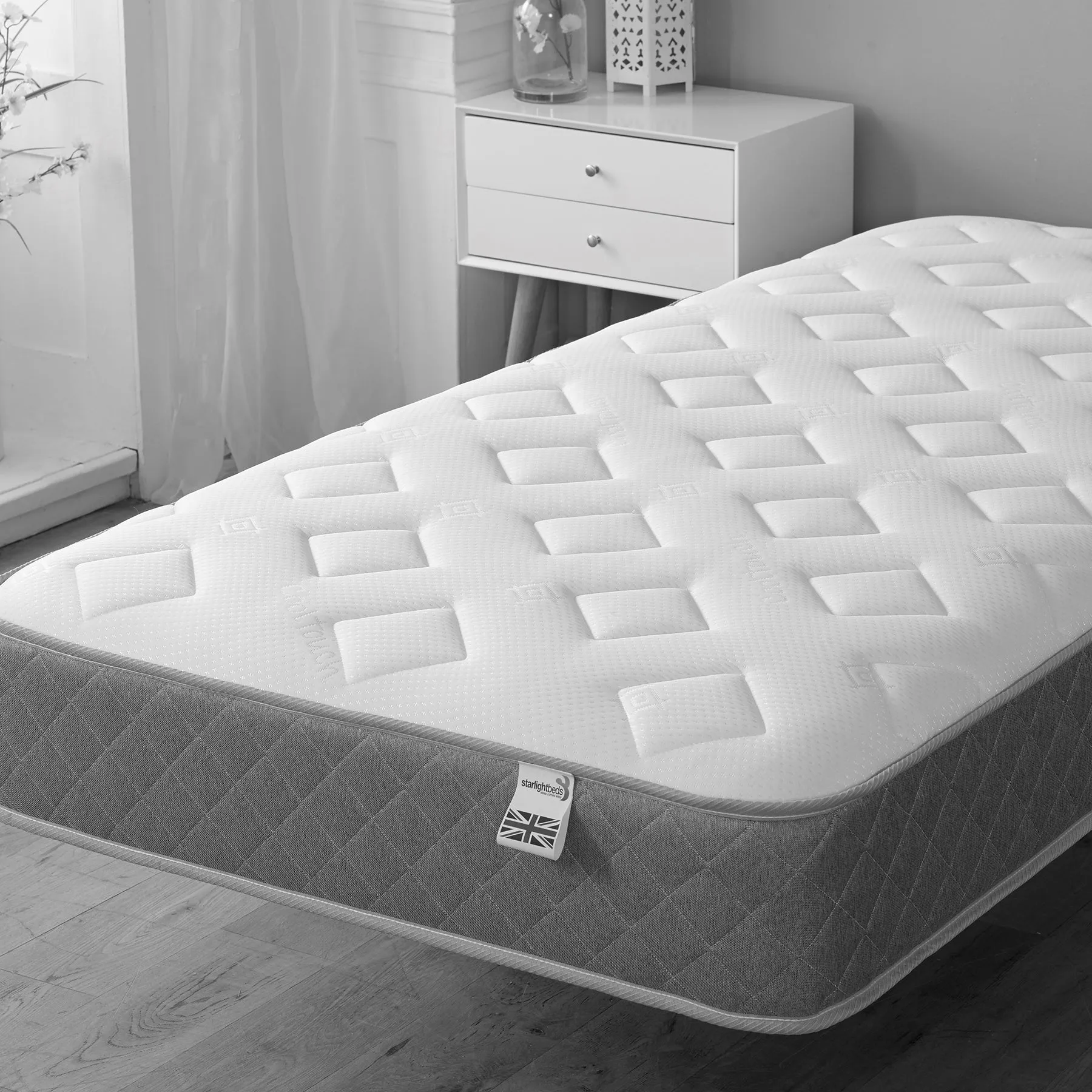 Starlight Beds™ Hybrid Spring & Memory Foam Mattress with Cool Touch Cover