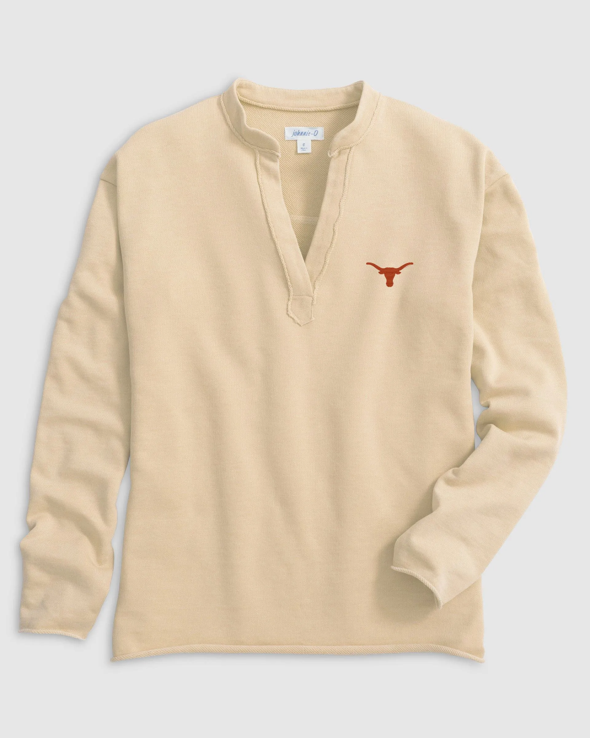 Texas Camilla V-Neck Cotton Blend Pullover