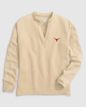Texas Camilla V-Neck Cotton Blend Pullover