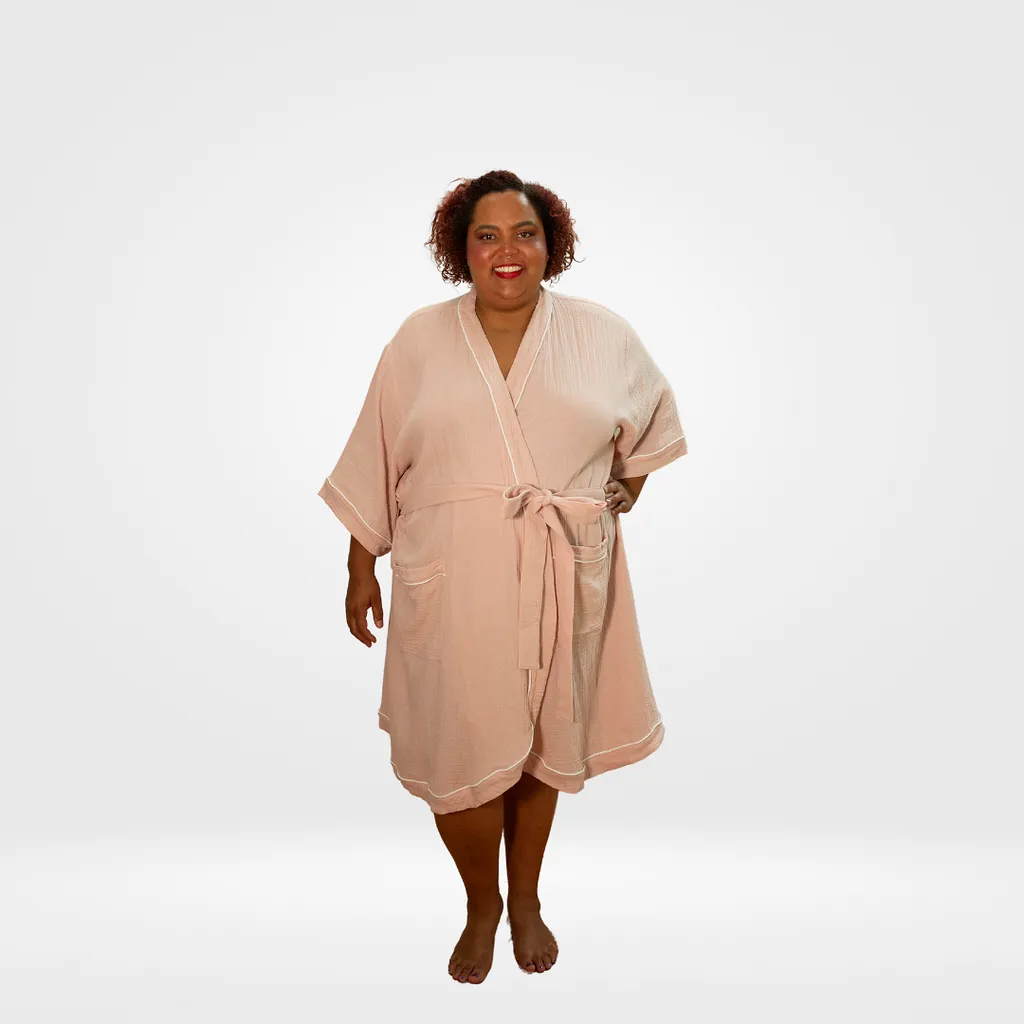 The Darling Robe in Rose