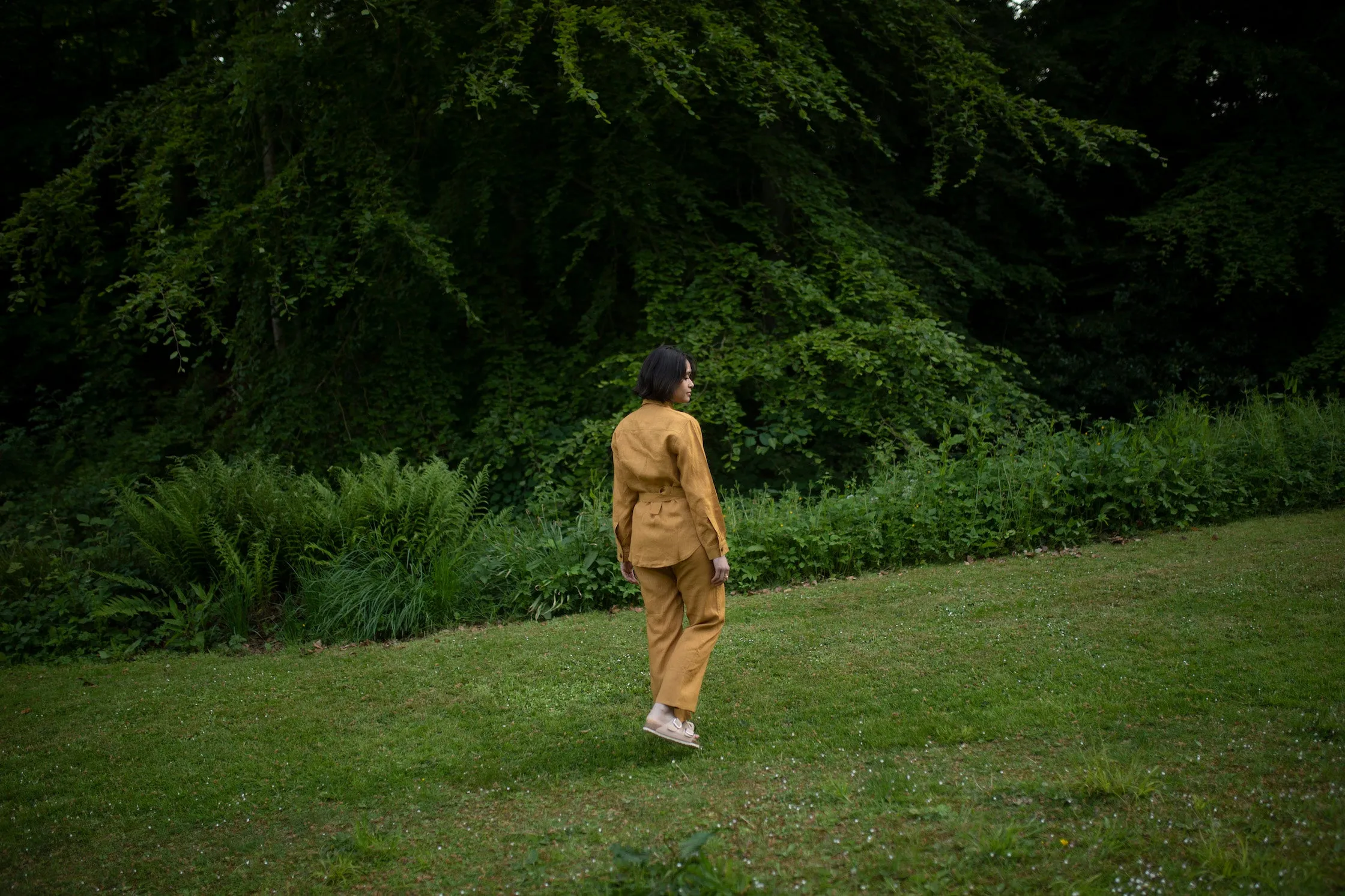 The Terra Tribe Mustard Arizona Relaxed Shirt