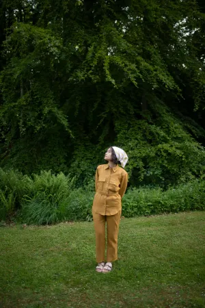 The Terra Tribe Mustard Arizona Relaxed Shirt
