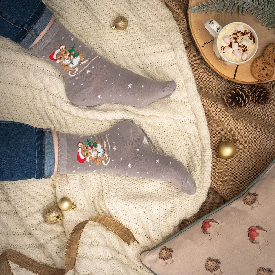 Wrendale Christmouse Mouse Socks