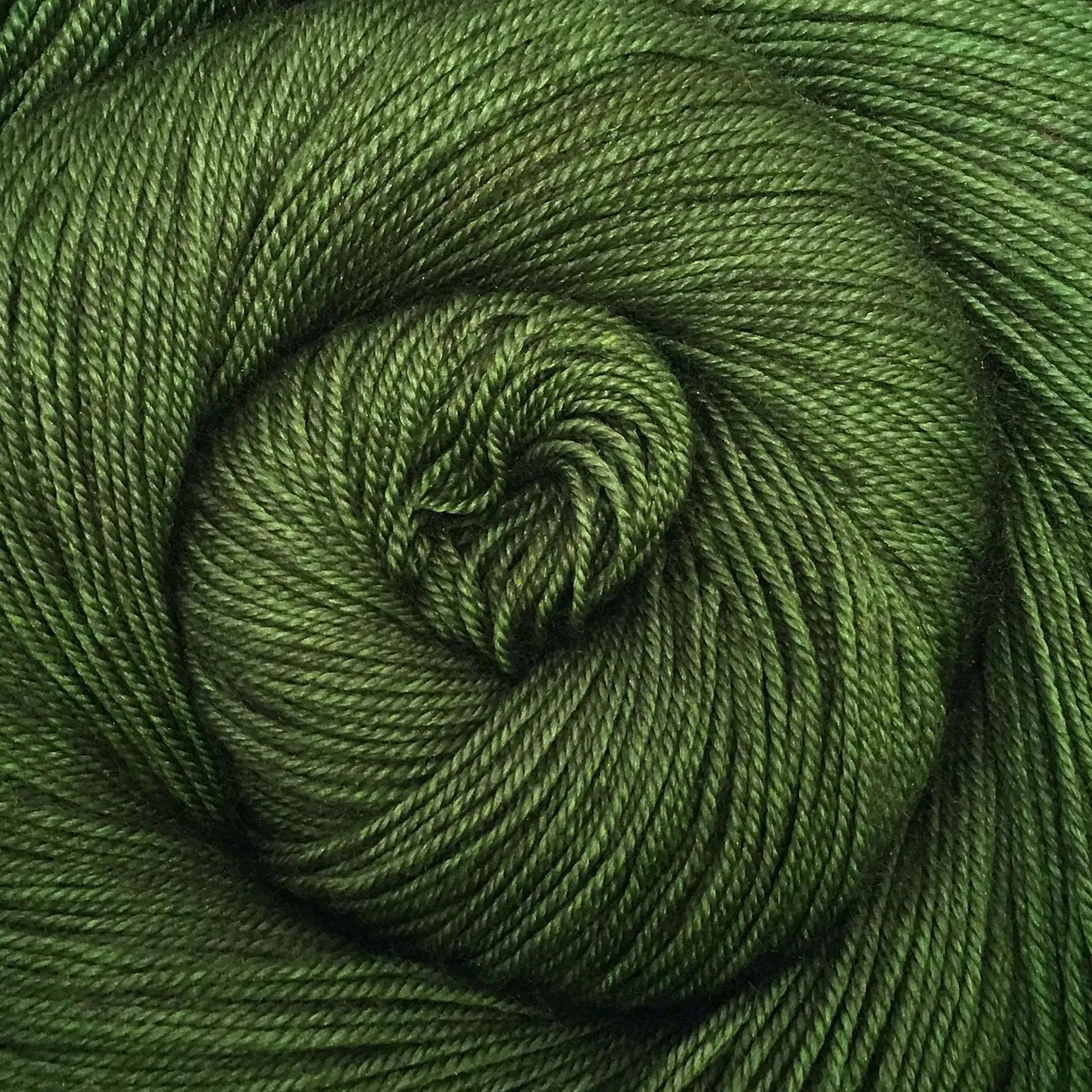 Yakity Yak Fingering Weight Yarn - Emerald Semi Solid
